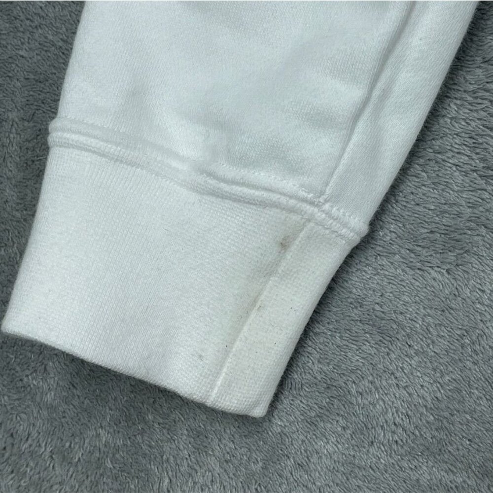 Nike Womens White Sweatshirt Logo Crewneck Small *flaw* d0973 - Picture 7 of 9